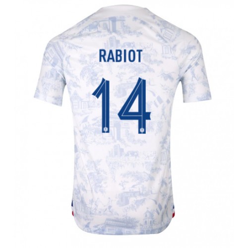 France Adrien Rabiot #14 Replica Away Stadium Shirt World Cup 2022 Short Sleeve